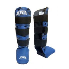 Alternative view of Joya Camo V2 Shinguards - Blue/Black