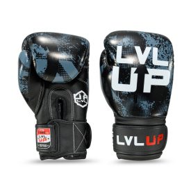 Alternative view of LVLUP Boxing Gloves  BLACK/GREY