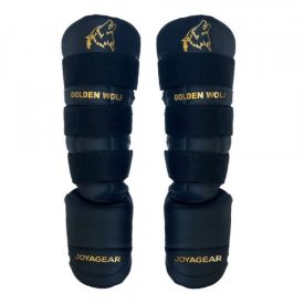 Alternative view of Joya WOLF Shinguards - Black/Gold