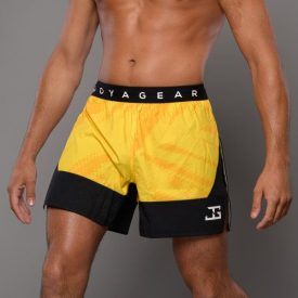 Joyagear Elite High Split MMA Short Yellow